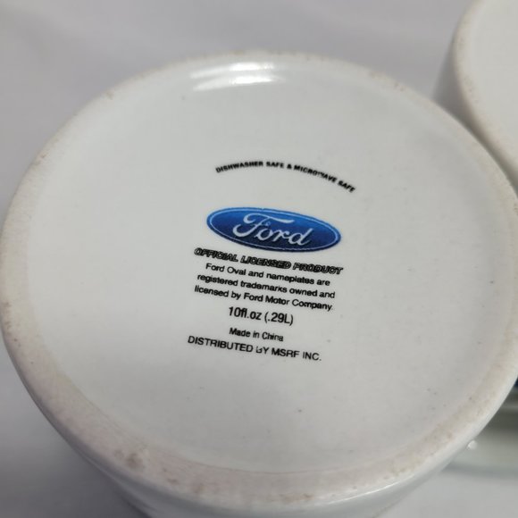 Ford Motor Co Frank And Sons Pickup 10 oz Coffee Cup Mugs Set of 2 - Picture 7 of 9